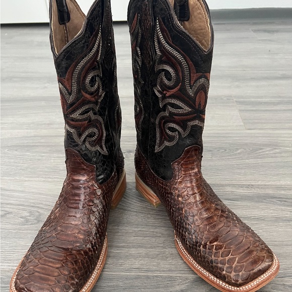 Python Cowboy Boots - Picture 2 of 3